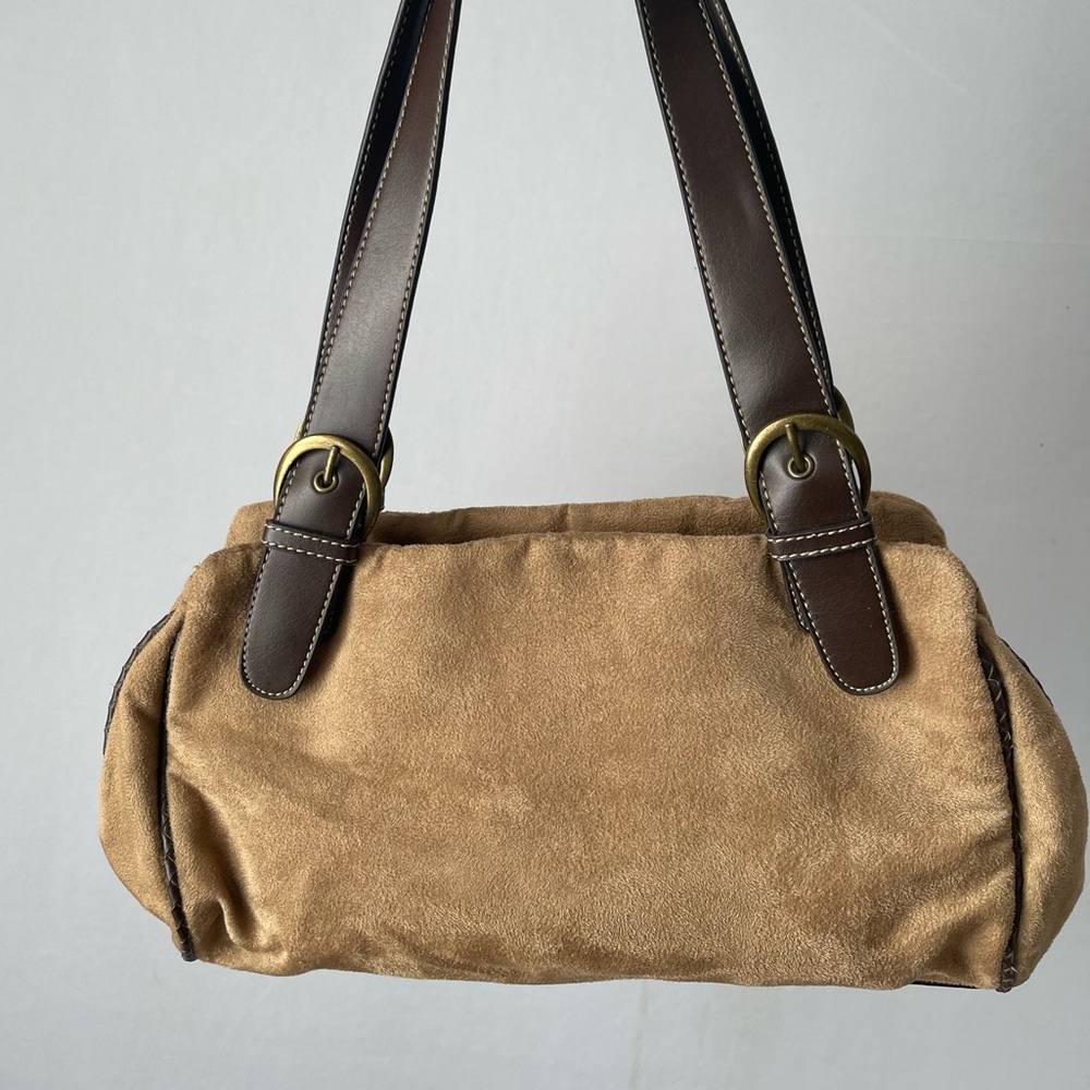 Relic Faux Suede Leather Shoulder‎ Bag Tan